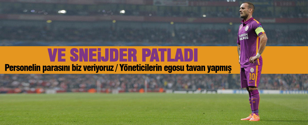 Galatasaray'da Sneijder depremi!