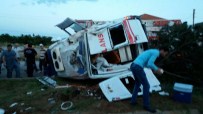 Hasta Taşıyan Ambulans Kaza Yaptı Açıklaması 1 Ölü, 3 Yaralı