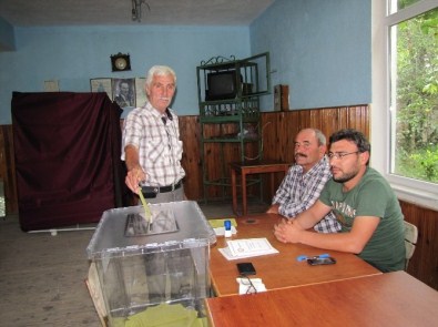 Hisarcık'ta 2 Köy Ve 1 Mahallede Muhtarlık Seçimi Yapıldı