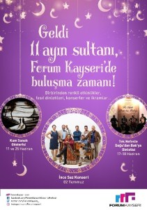 Ramazan'da Forum Kayseri'de Buluşuyoruz