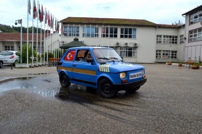 Giresun'da Öğrencilerden Yerli Elektrikli Otomobil; 'Maviş'