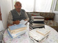 Niğde'de Yaşlı Adam 45 Yıldır Günlük Tutuyor