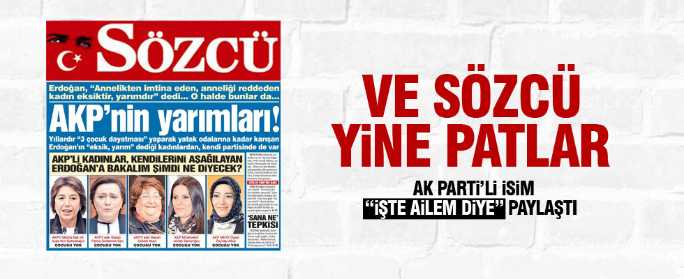 Sözcü'nün haberi patladı