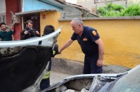 SÜTLÜCE - Yavru Kedi İtfaiye Ekiplerini Seferber Etti