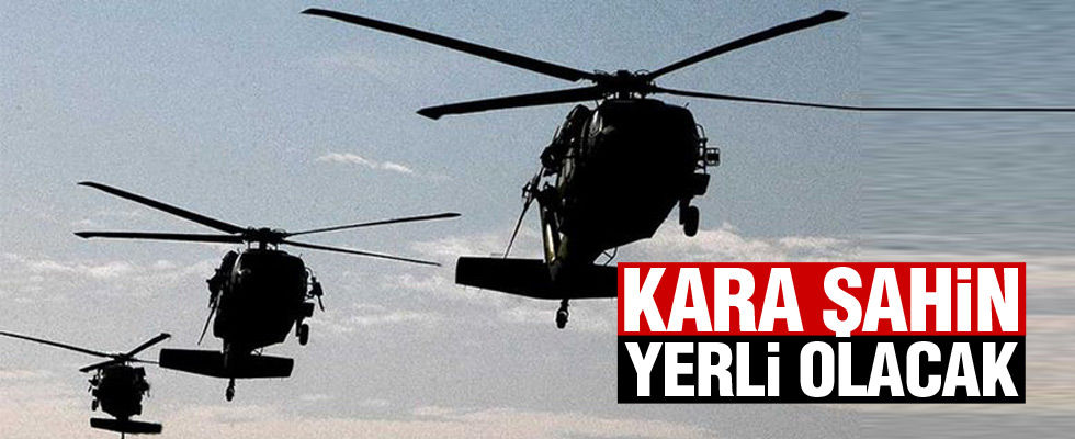 Kara Şahin yerli olacak