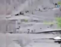 Karakola sızmaya çalışan PKK'lılar kamerada