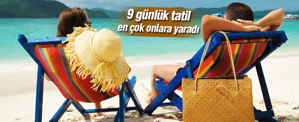 9 günlük tatil turizmcileri mutlu etti