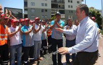 LEVENT PIRIŞTINA - İşçilerden Başkan Piriştina'ya Zam Teşekkürü