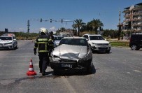 KORKULUK - Manavgat'ta Trafik Kazası Açıklaması 1 Yaralı