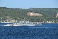 SAVAŞ GEMİSİ - Rus Gemileri Boğazdan Peş Peşe Geçti
