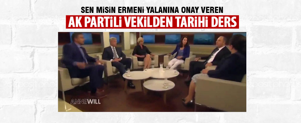 Sözde Ermeni yasasını onaylayan Türk'e tarihi ayar