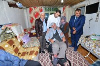 YENIYURT - Yaşlı Adama Tekerlekli Sandalye Yardımı