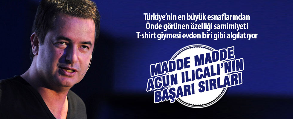 Acun Ilıcalı'nın başarı sırları