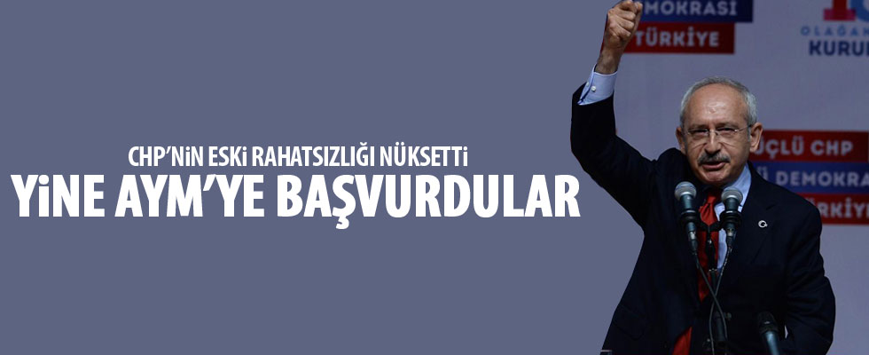 CHP Anayasa Mahkemesi'ne gitti