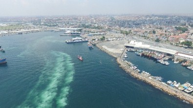 İDO Yenikapı İskelesi'ndeki Yoğunluk Havadan Görüntülendi