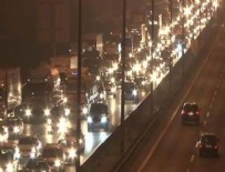 FATIH SULTAN MEHMET KÖPRÜSÜ - İstanbul trafiğinde bayram yoğunluğu