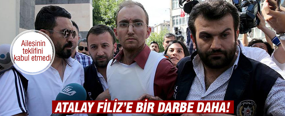 Vildan Yirmibeşoğlu Atalay Filiz'in avukatlığını yapmayacak