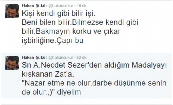 Nedim Şener, Hakan Şükür'ü fena bombaladı
