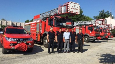 İtfaiye Filosuna 5 Yeni Araç