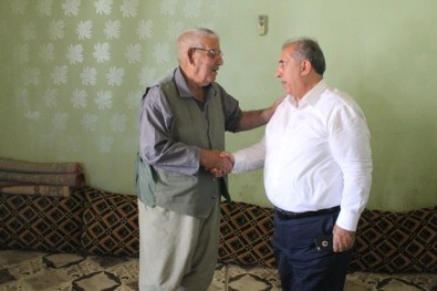 Milletvekili Akyürek'ten 55 Yıllık Muhtar Seydo Eren'e Ziyaret