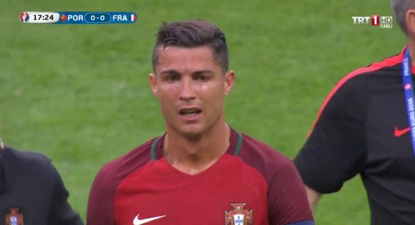 Ronaldo'nun gözyaşları
