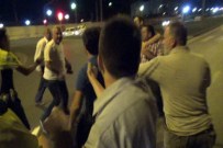 ALKOLLÜ SÜRÜCÜ - Alkollü Sürücü Ve 3 Arkadaşı Gazetecilere Tekme Tokat Saldırdı