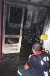 Aydın'da İkamet Yangını, Yeni Evli Çift Hastaneye Kaldırıldı