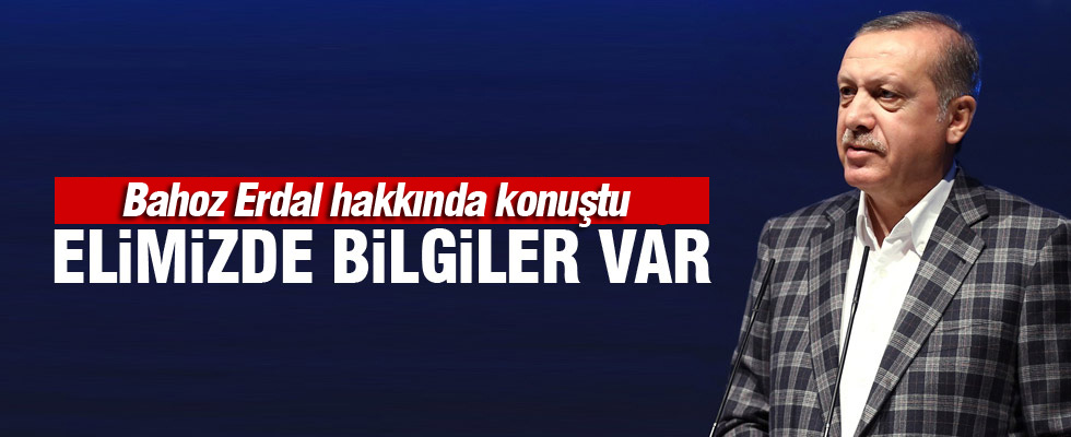 Cumhurbaşkanı Erdoğan 'Bahoz Erdal' açıklaması