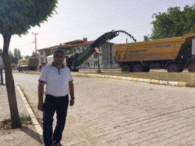 Hisarcık Belediye Başkanı Fatih Çalışkan Açıklaması 9 Kilometre Yola 42 Bin Ton Beton Asfalt Atıldı