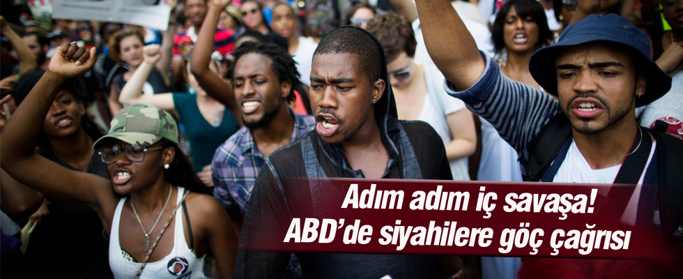 ABD'de siyahilere göç çağrısı