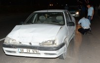 Alkollü Sürücünün Aracı Önündeki Otomobile Çarptı Açıklaması 2 Yaralı