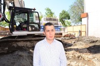 KAZAN DAİRESİ - İl Özel İdare Genel Sekreteri Aksoy, Öğretmenevi İnşaatında İncelemelerde Bulundu