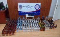 SAHTE RAKı - Sakarya'da 161 Şişe Kaçak İçki Ele Geçirildi