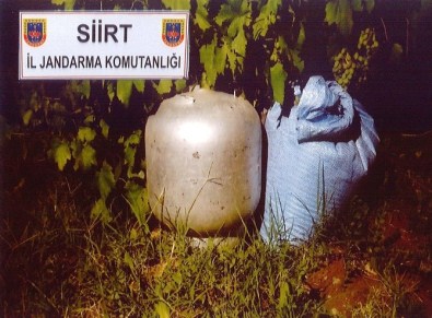 Siirt'te Terör Örgütüne Ait Mühimmat Ele Geçirildi