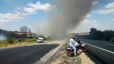 Tekirdağ'da Yangın