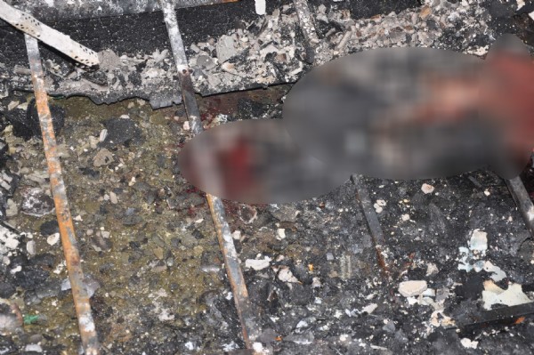 Yangından vahşet çıktı