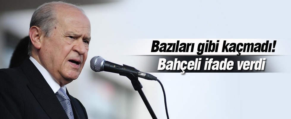 Bahçeli'den ifade sonrası flaş açıklama