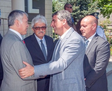 Bulgaristan Cumhurbaşkanı Plevnelıev Kapıkule'de