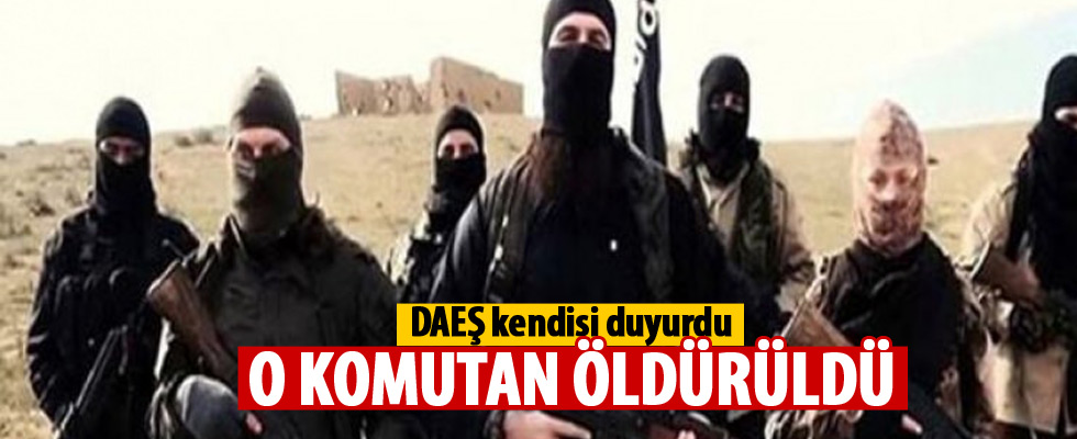 DAEŞ'in Üst Düzey Komutanı Öldürüldü