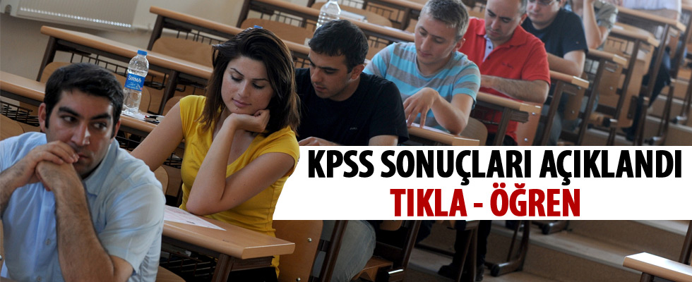 KPSS sonuçları açıklandı