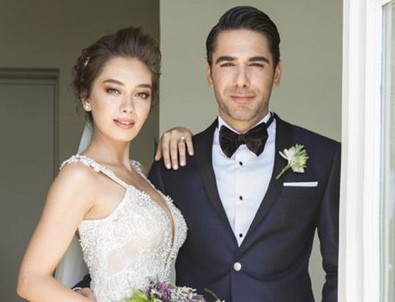 Neslihan Atagül ve eşi Kadir Doğulu balayında