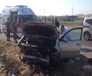 Otomobil Takla Attı Açıklaması 5 Yaralı