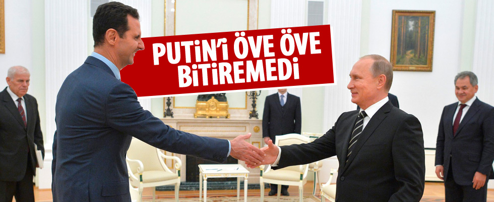 Putin'i öve öve bitiremedi