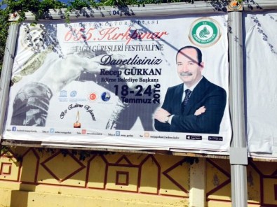 Kemer Belediyesi'nden Kırkpınar'a Davet Billboardu