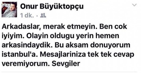 Ünlü oyuncu da oradaydı!