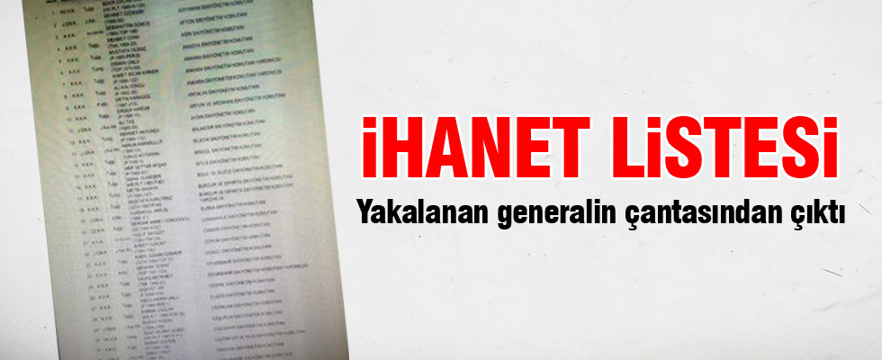 Darbecilerin görev listesi ortaya çıktı