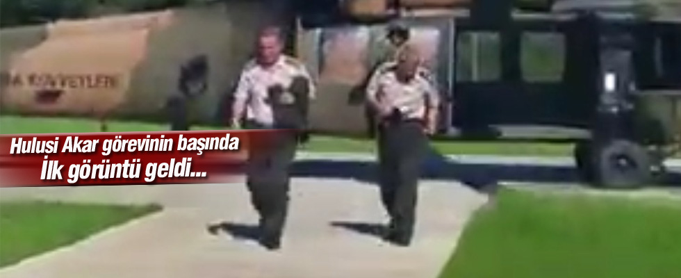 Hulusi Akar'dan ilk görüntü geldi