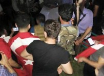 DERECIK - Irak Sınırından Darbeye Girişimine Tepki