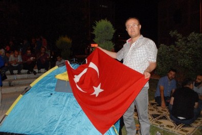 Burdur'da Çadırlı Milli İrade Nöbeti