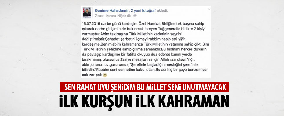 Darbe girişiminin seyrini değiştiren kahraman